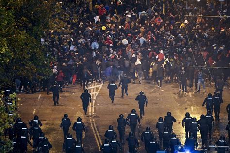 Violent protests break out ahead of Bulgaria-Hungary soccer qualifier