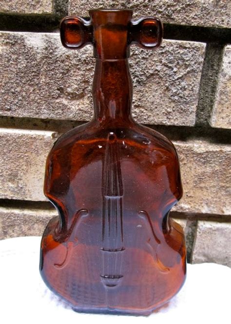 Violin Glass Bottle - Etsy