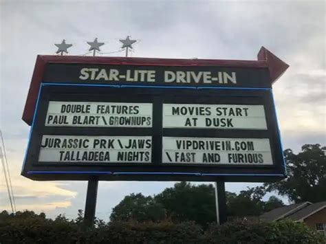 VIP Star-Lite Drive-In (Closed) Rate Theater. 14200 US Highway 84 West, Newton, AL 36352. 334-692-3890 | View Map.. 