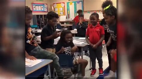 Viral video shows classroom erupt with joy after student gets math problem correct