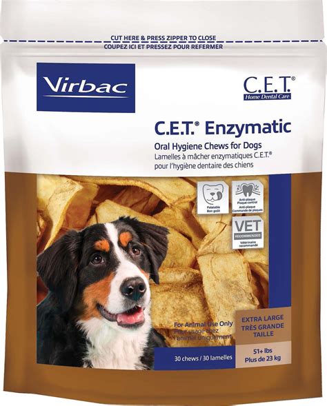 Virbac C.E.T. Enzymatic K9 Oral Hygiene Chews for Dogs …