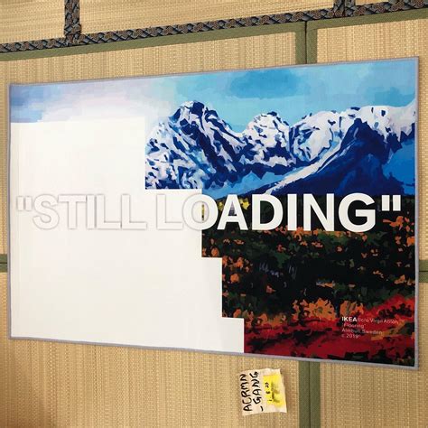 Virgil Abloh x IKEA "STILL LOADING" Rug 140x200 CM Multi