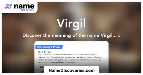 Virgil name origin