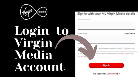 Virgin email sign in. My Virgin Media makes managing your account easier with all your information in one place. Access your bills, diagnose faults and manage your package. 