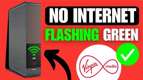 Virgin media flashing blue light no internet.  Green, white, red, amber...