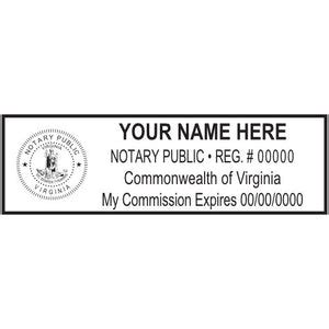 Virginia Notary Stamp and Seal Pro Stamps