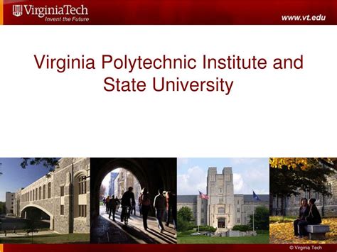 Virginia Polytechnic Institute and State University Powerpoint Template
