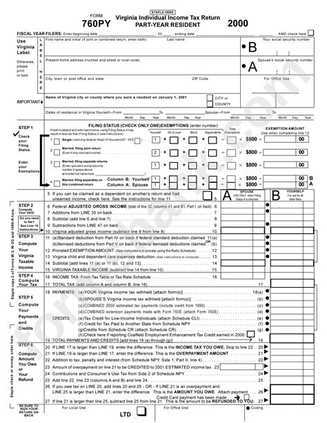 Virginia Printable Tax Forms Printable Forms Free Online