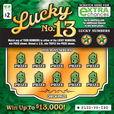 Mar 4, 2024 · Use the official Virginia Lottery app to play your favorite online instant games, see the latest jackpot amounts, check winning numbers, enter eXTRA Chances and more – all right from your... . 