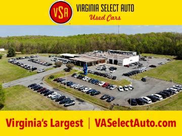 Virginia select auto. Virginia Auto Outlet. 1873 S Amherst Hwy, Amherst, Virginia 24521. Directions. Sales: (434) 227-5450. not yet. rated. 57 Reviews. Write a Review. Overview Reviews (57) Inventory (40) 