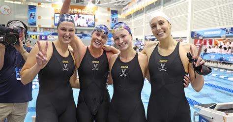 Virginia sweeps both relays at NCAA swimming championships