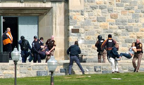 Browse 14 virginia tech massacre crime scene photos photos and images available, or start a new search to explore more photos and images. Norris Hall remains surrounded by crime scene tape, State …. 