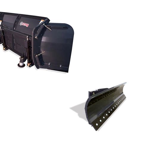Virnig snow plow.  Available with solid back&bull; &frac34;&rdquo; x 6&rdquo; weld-on edgeEDGE O...