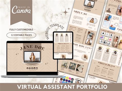 Virtual Assistant Portfolio Template