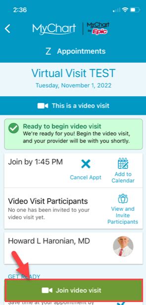 Virtual Health My Chart