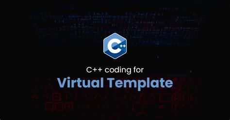 Virtual Template C++ Programming Geekboots Learn programming