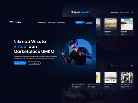 Virtual Tour Web Design by Gading Utama on Dribbble