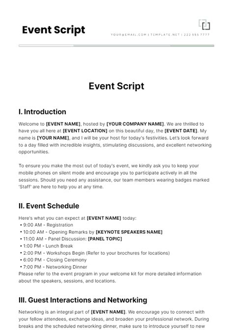Virtual event script sample.  Feb 10, 2026 · Discover the best event hosting script tips and exa...