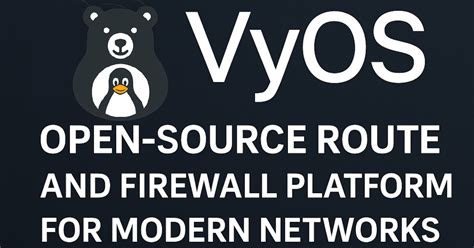 Virtual machine ova.  Open source router and firewall platform I use VyOS fo...