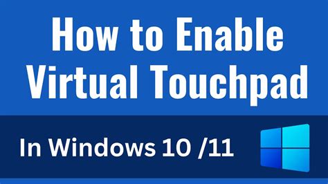 Virtual touchpad windows 11.  Each desktop holds its own set of open w...