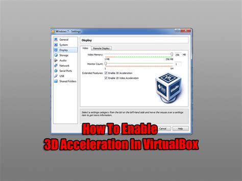 Virtualbox enable 3d acceleration greyed out.  Linux (Manjaro) host here with NVIDI...