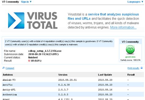 Virus otal. VirusTotal - Home. Analyse suspicious files, domains, IPs and URLs to detect malware and other breaches, automatically share them with the security community. File. URL. Search. Search for a hash, domain, IP address, URL or gain additional context and threat landscape visibility with VT Enterprise. By submitting data above, you are agreeing to ... 