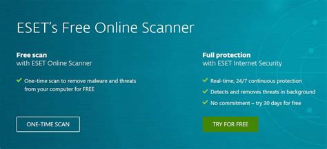 Virus scanner online.  Scan your computer for malware for free with the ESET O...