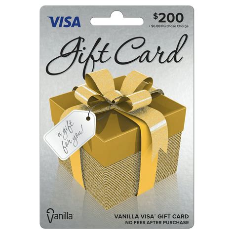 Visa Gift Card 200 Dollars