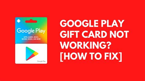 Visa Gift Card Not Working On Google Play