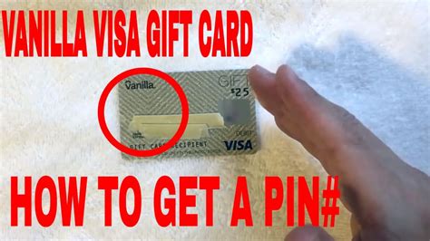 Visa Gift Card Pin Location