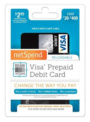 Visa Prepaid Card Netspend