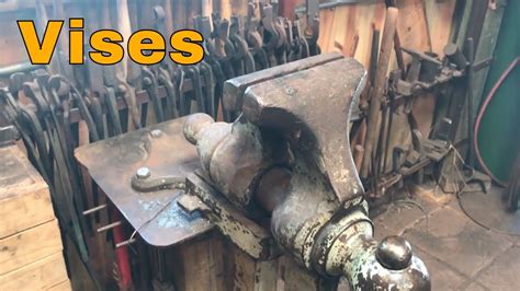 Vises for the blacksmith shop - tool of the day - YouTube