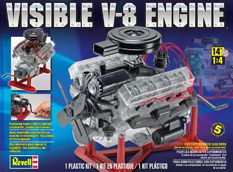 Visible V8 Engine Model Kit