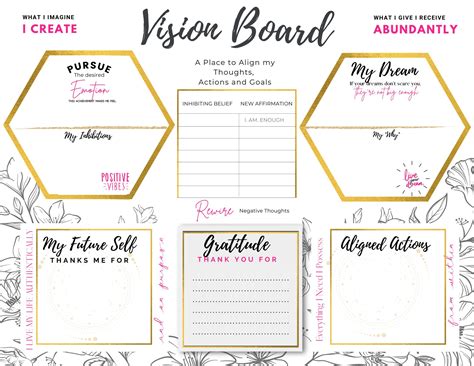 Vision Board Printables