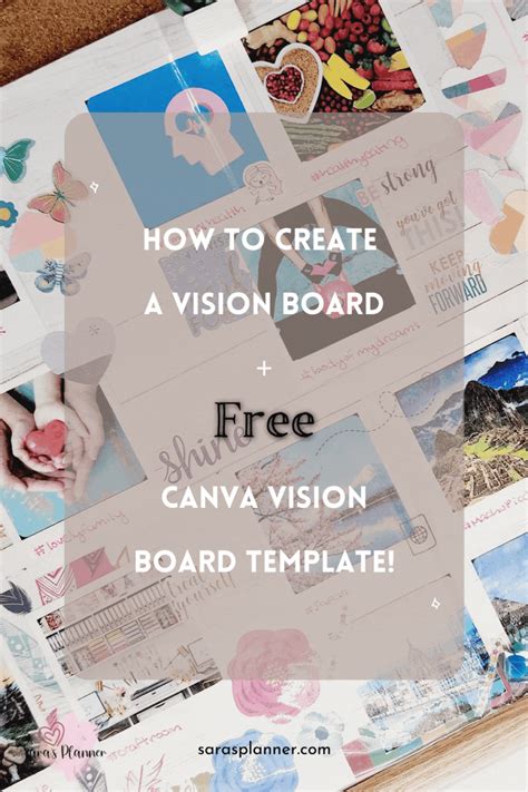 Vision Board Template How To Make Your Amazing Vision Board