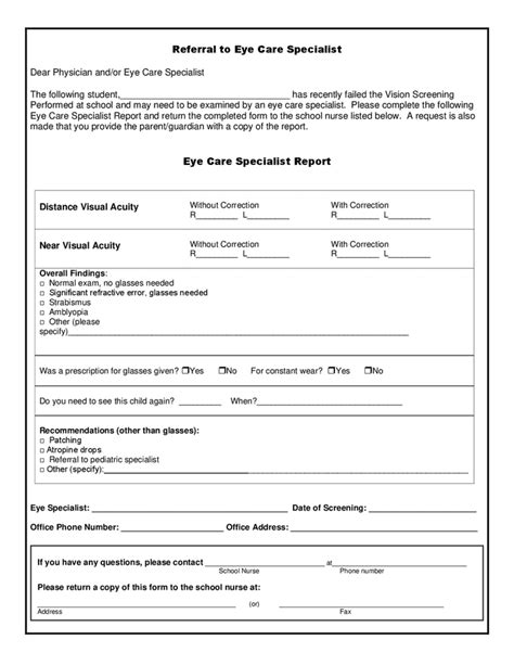 Vision Screening Form Edit & Share airSlate SignNow