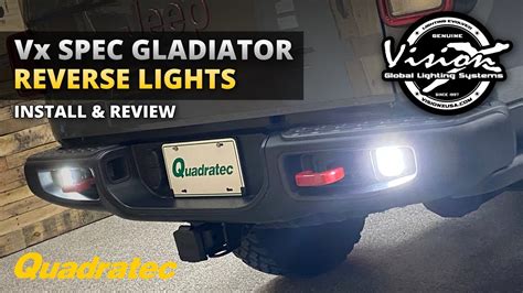 Vision X Reverse Light Kit Install & Review for 2024 & Newer Jeep ...