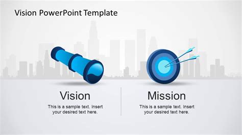 Vision and Mission Statements PowerPoint Presentation Template
