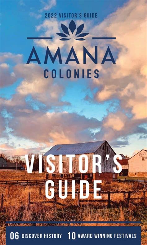 Visitors Guide - Amana, IA Tourists Information Amana …