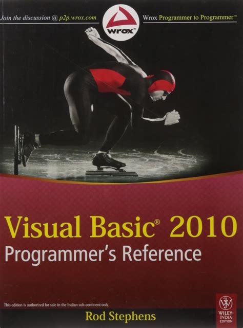 Visual Basic 2010 Programmer's Reference
