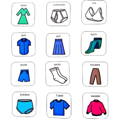 Visual Getting Dressed Schedule Pack