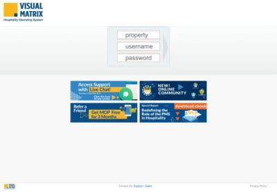 Visual Matrix Cloud Login