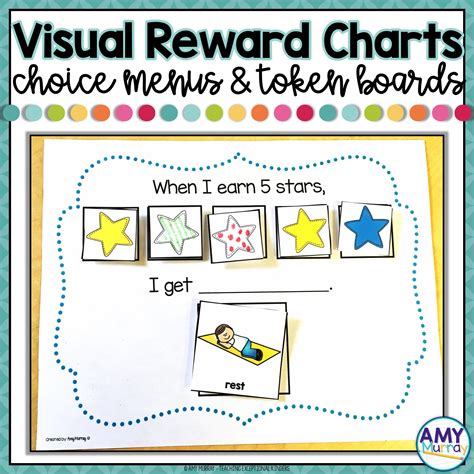 Visual Reward Choice Menu Behavior Charts in 2021 Token board