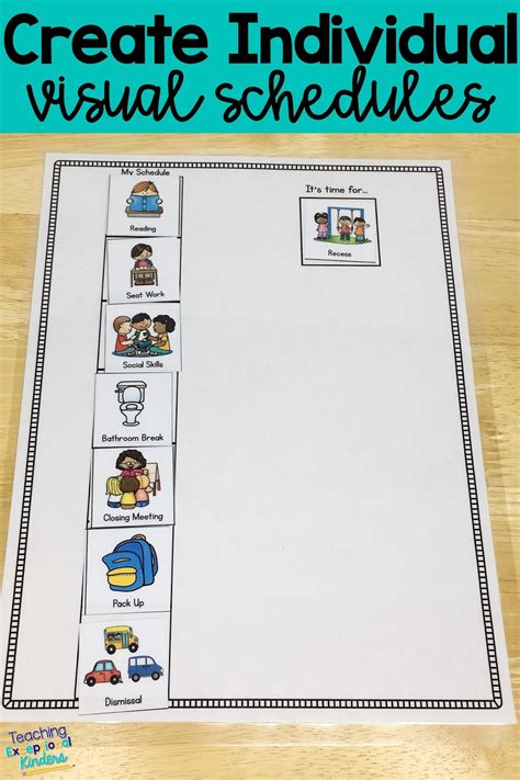 Visual Schedule Templates & Related Materials