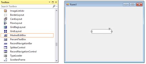 Visual Studio 10 Ultimate Does Not Show Maskedtextbox In Toolbox
