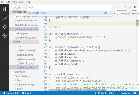 Visual Studio Code Key Bindings