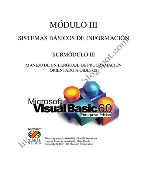 Visual basic 6 manual de referencia. - Briggs and stratton repair manual model 80202.