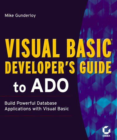 Visual basic developers guide to ado. - Derbi senda x manuale di gara.