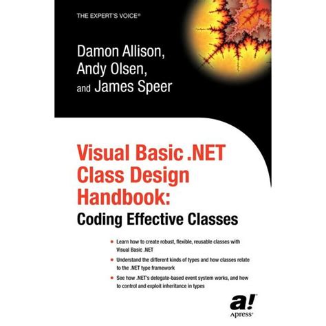 Visual basic net class design handbook coding effective classes 1st edition. - Manuale di installazione di honeywell rth2310.