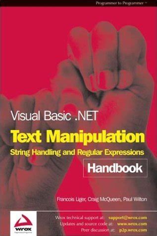 Visual basic net text manipulation handbook string handling and regular expressions. - 1980 honda 10 hp outboard manual.